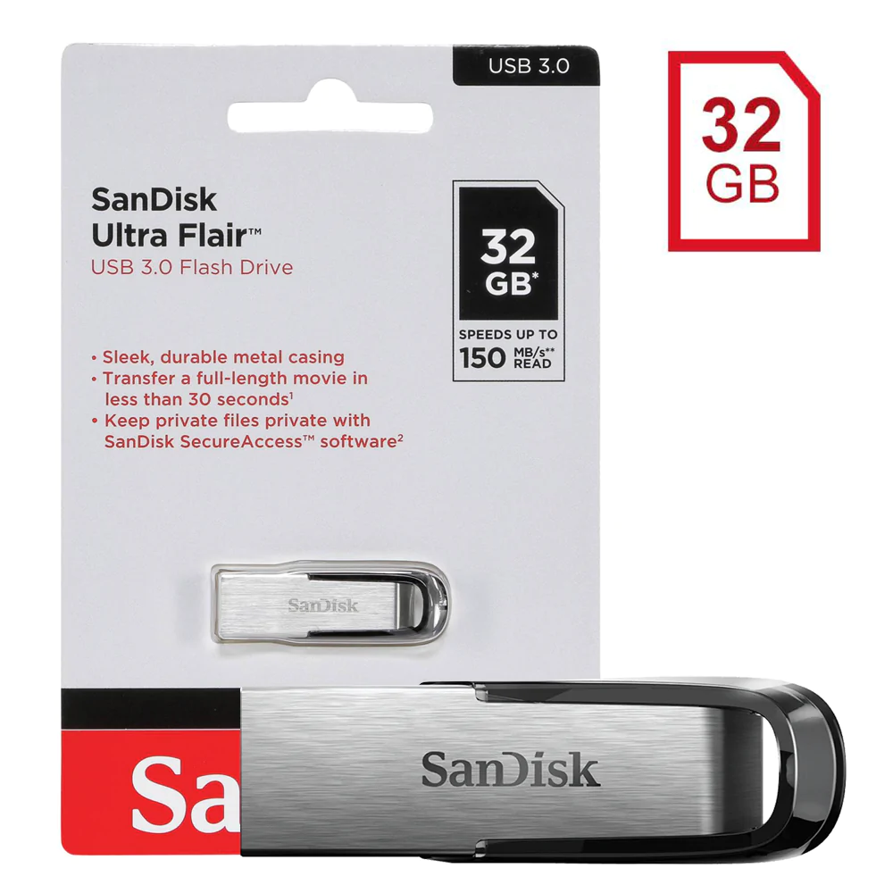 Флеш карта SANDISK Flair 32GB USB 3.0